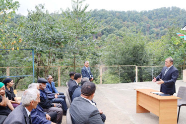 Dolu kəndində səyyar qəbul və görüş