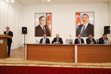 Astarada Azərbaycan Respublikasının Prezidenti cənab İlham Əliyevin Yeni Azərbaycan Partiyasının VIII Qurultayındakı nitqindən irəli gələn vəzifələrə həsr olunmuş müşavirə keçirilmişdir.