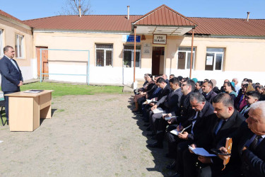 Alaşa kəndində səyyar qəbul və görüş