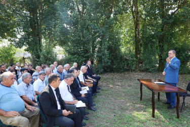 Züngüləş kəndində səyyar qəbul və görüş