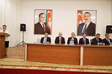 Astarada Azərbaycan Respublikasının Prezidenti cənab İlham Əliyevin Yeni Azərbaycan Partiyasının VIII Qurultayındakı nitqindən irəli gələn vəzifələrə həsr olunmuş müşavirə keçirilmişdir.