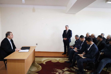 Rudəkənar kəndində səyyar qəbul və görüş