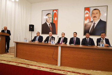Astarada Azərbaycan Respublikasının Prezidenti cənab İlham Əliyevin Yeni Azərbaycan Partiyasının VIII Qurultayındakı nitqindən irəli gələn vəzifələrə həsr olunmuş müşavirə keçirilmişdir.