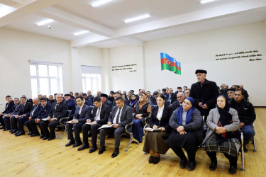 Burzubənd kəndində səyyar qəbul və görüş