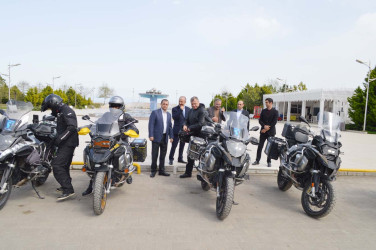 “Xəzər-dostluq dənizi” motoyürüş iştirakçıları Astarada