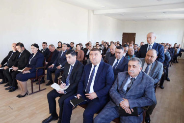 Şahağac kəndində səyyar qəbul və görüş