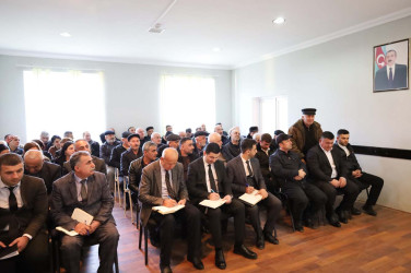 Şağlazüzə kəndində səyyar qəbul və görüş