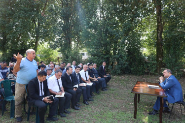 Züngüləş kəndində səyyar qəbul və görüş