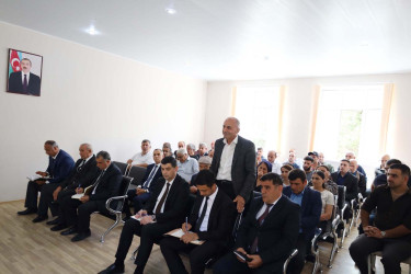 Bəlbay kəndində səyyar qəbul və görüş