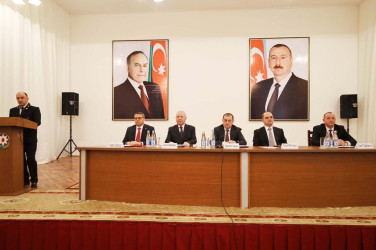 Astara rayonunda 2025-ci ilin sosial-iqtisadi  inkişafının yekunlarına və qarşıda duran vəzifələrə  həsr olunmuş hesabat yığıncağı keçirilmişdir.