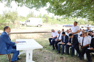 Səlivə kəndində səyyar qəbul və görüş