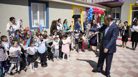 Ümummilli Lider Heydər Əliyevin anadan olmasının 102-ci ildönümündə Astarada körpələr evi-uşaq bağçaları təmirdən sonra istifadəyə verildi