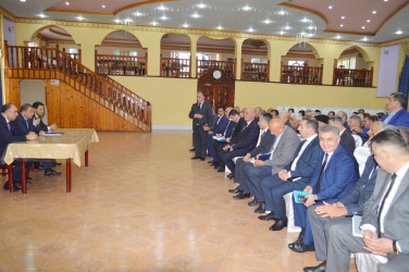 Şiyəkəran kəndində səyyar qəbul və görüş