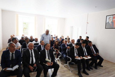 Bəlbay kəndində səyyar qəbul və görüş