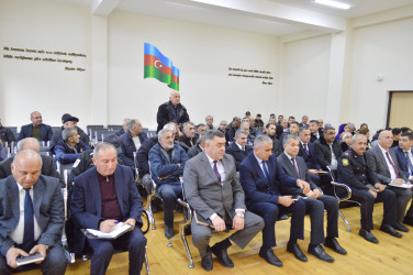 Burzubənd kəndində səyyar qəbul və görüş