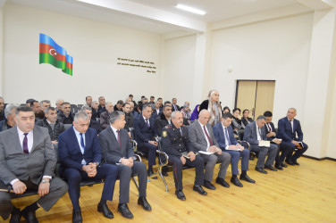 Burzubənd kəndində səyyar qəbul və görüş
