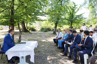 Şəmətük kəndində səyyar qəbul və görüş