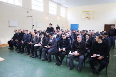 Taxtanəkəran kəndində səyyar qəbulu və görüşu