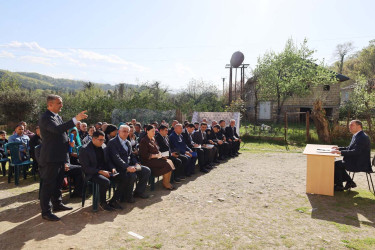 Alaşa kəndində səyyar qəbul və görüş