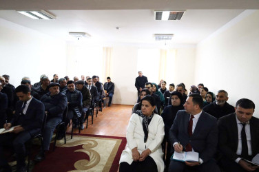 Rudəkənar kəndində səyyar qəbul və görüş