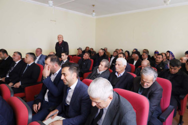 Toradi kəndində səyyar qəbul və görüş