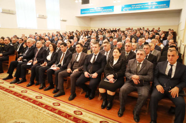 Astara rayonunda 2025-ci ilin sosial-iqtisadi  inkişafının yekunlarına və qarşıda duran vəzifələrə  həsr olunmuş hesabat yığıncağı keçirilmişdir.