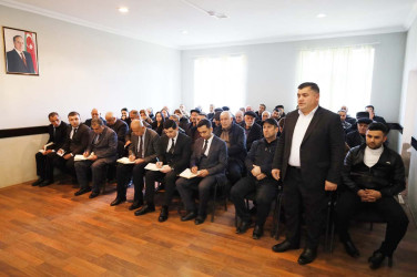 Şağlazüzə kəndində səyyar qəbul və görüş