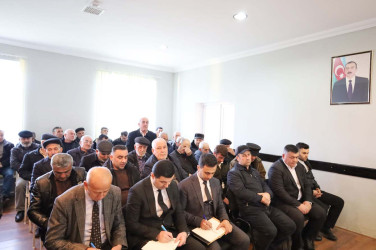 Şağlazüzə kəndində səyyar qəbul və görüş