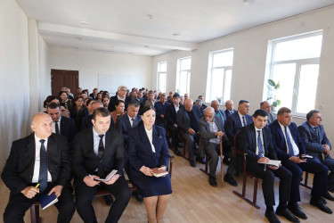 Şahağac kəndində səyyar qəbul və görüş