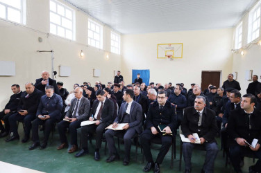 Taxtanəkəran kəndində səyyar qəbulu və görüşu