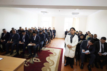 Rudəkənar kəndində səyyar qəbul və görüş