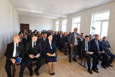 Şahağac kəndində səyyar qəbul və görüş