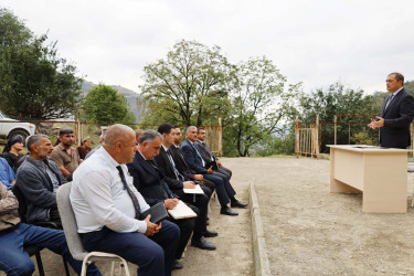 Şəvqo kəndində səyyar qəbul və görüş