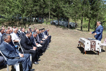 Vaqadi kəndində səyyar qəbul və görüş