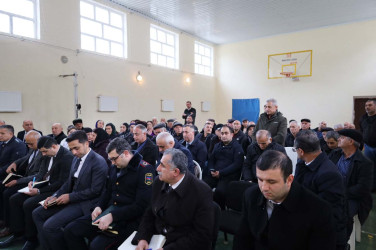 Taxtanəkəran kəndində səyyar qəbulu və görüşu