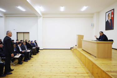 Burzubənd kəndində səyyar qəbul və görüş