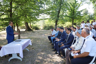 Şəmətük kəndində səyyar qəbul və görüş