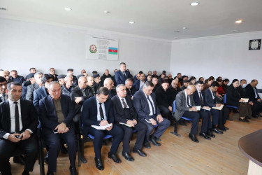 Siyaku kəndində səyyar qəbul və görüş