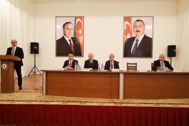 Astara rayonunda 2025-ci ilin sosial-iqtisadi  inkişafının yekunlarına və qarşıda duran vəzifələrə  həsr olunmuş hesabat yığıncağı keçirilmişdir.