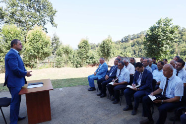 Marzəsə kəndində səyyar qəbul və görüş