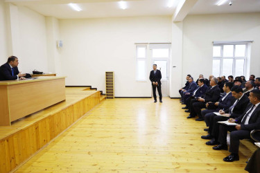 Burzubənd kəndində səyyar qəbul və görüş