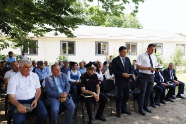 Qapıçıməhəllə kəndində səyyar qəbul və görüş