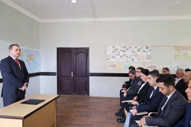 Çayoba kəndində səyyar qəbul və görüş