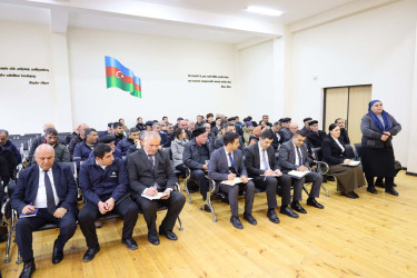 Burzubənd kəndində səyyar qəbul və görüş