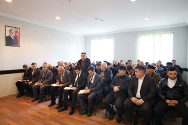 Şağlazüzə kəndində səyyar qəbul və görüş