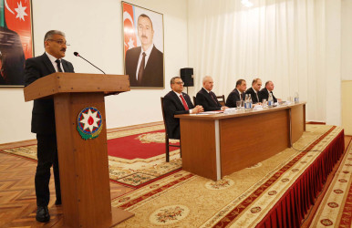 Astara rayonunda 2025-ci ilin sosial-iqtisadi  inkişafının yekunlarına və qarşıda duran vəzifələrə  həsr olunmuş hesabat yığıncağı keçirilmişdir.