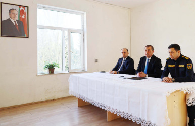 Şahağac kəndində səyyar qəbul və görüş