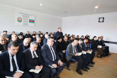 Siyaku kəndində səyyar qəbul və görüş